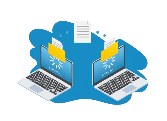Secure File Transfer Illustration
